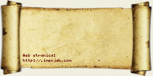 Jovana Rakočević vizit kartica